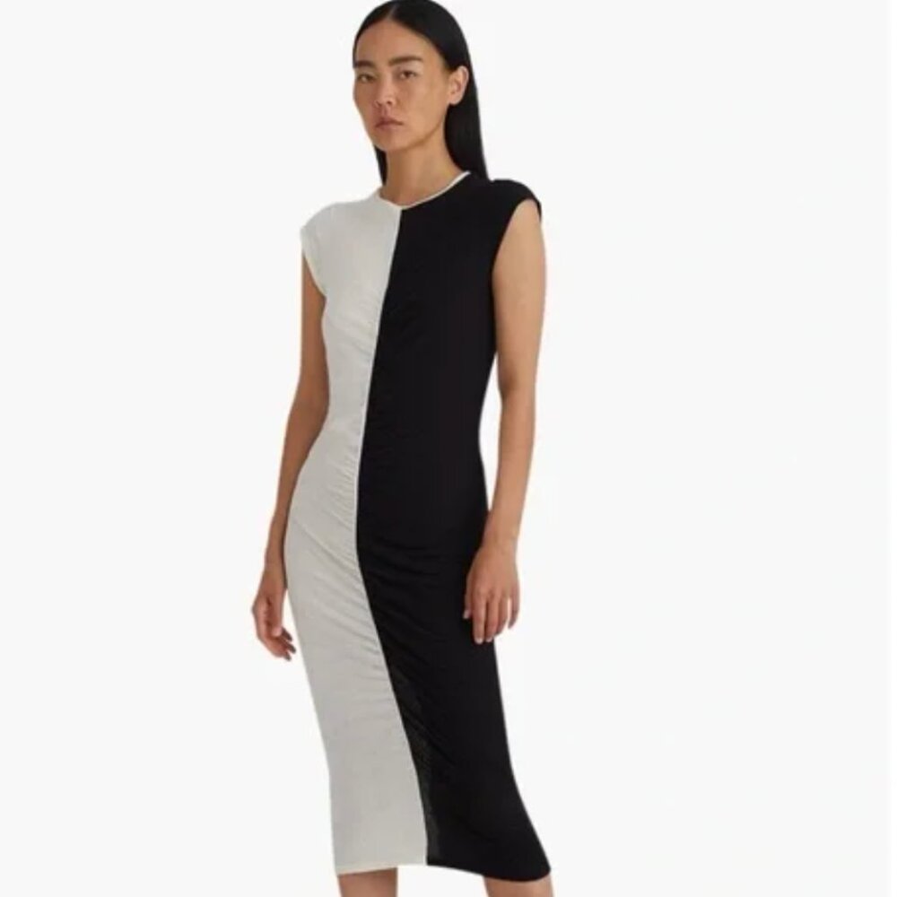 Paloma Wool Black & White Dress 100% Organic Cotton